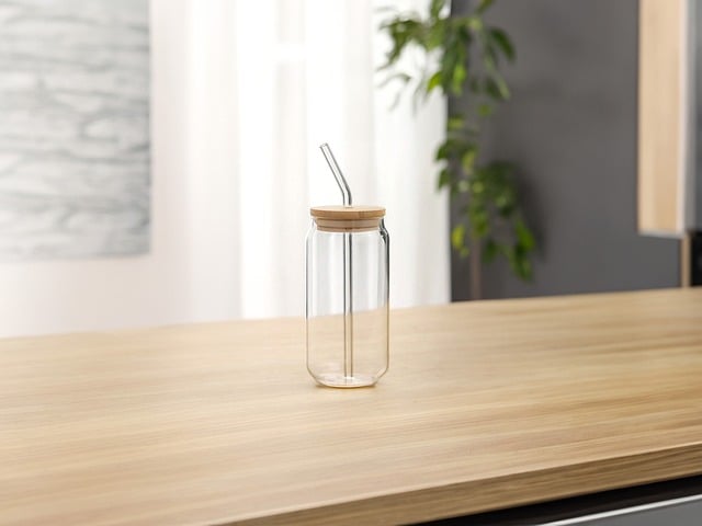 깨끗한 텀블러 빨대 세척솔과 텀블러